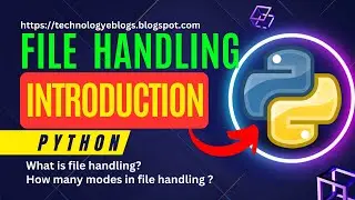 Introduction to file handling in python | python file handling | file handling modes in python.