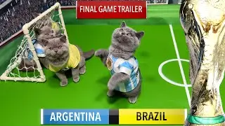 CAT KITTENS 2024 WORLD CUP FINAL GAME TRAILER!