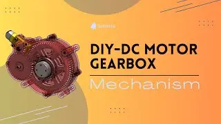 Yellow DC Motor Gearbox 7:100
