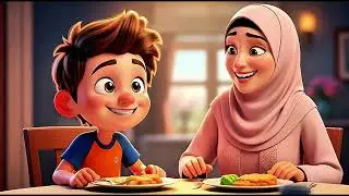 খাবার খাওয়ার দোয়া: শয়তানের সাথে ফরহানের রেস! 🔥 | ইসলামিক কার্টুন | Dua Before Eating