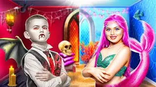 Mermaid Room VS Vampire Room Makeover!