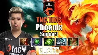 Phoenix Support | TNC.TIMS | THE MOST POWERFUL PHOENIX | 7.28b Gameplay Highlights