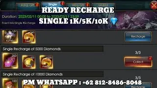 READY RECHARGE SINGLE 1K/5K/10K 💎! LEGACY OF DISCORD