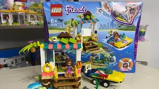 Lego Friends 41376 Turtle Rescue Mission - Lego Speed Build