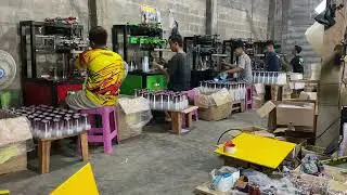Mesin sablon cup otomatis