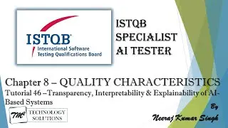 ISTQB AI Tester | Testing the Transparency, Interpretability and Explainability  | AI Tutorials