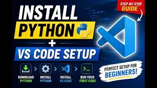 VS Code + Python Setup Tutorial | Best Coding Environment ⚡
