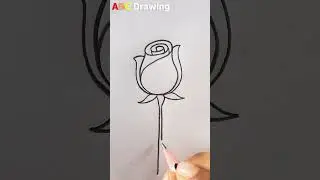 Rose Drawing Shorts #Shorts