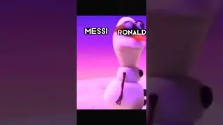 Olaf is always right on who is the goat#football #soccer #ronaldo #messi