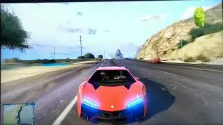 De role Los Santos com  a zentorno no gta 5