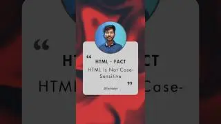 HTML Is not case sensitive #html #explorepage