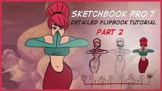 Autodesk Sketchbook Pro 7 FlipBook Tutorial Part 2