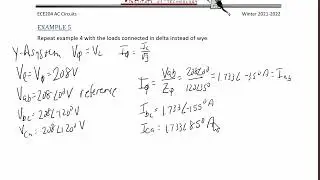 ECE204 Lecture 10-2e: Three Phase Power Calculations
