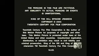 Deedle-Dee Productions/Judgemental Films & 3 Arts Entertainment/20th Television (2005)
