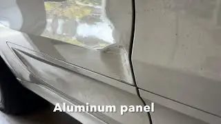 Porsche Macan Rear door Paintless Dent Removal by Sal Contreras aka DentExperts