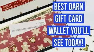🌟JUST IN TIME FOR CHRISTMAS🌟 Easy DIY Paper Gift Card Wallet/Great Last Minute Christmas Gift Idea