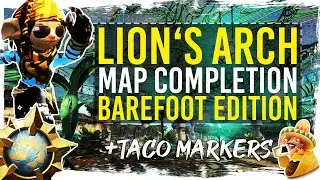 Guild Wars 2 - Lion's Arch Map Completion with TacO Markers