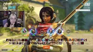 What a CHAMPION ANA looks like - ASPEN Overwatch 2 Season 17 Top 500 Gameplay