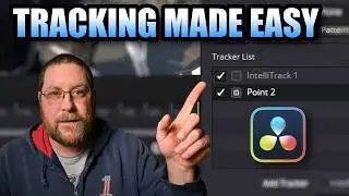 How to use Intellitrack AND Point Tracker in Davinci Resolve 19