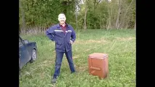 Установка ловушки для поимки роя пчел 2018 .