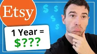 Etsy REALISTIC Results After 1 Year | My Orders, Income & Profit on Etsy