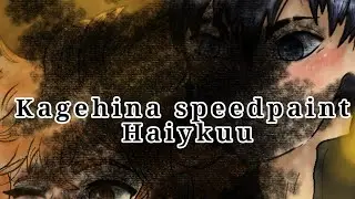 Kagehina speedpaint//haikyuu //kageyama x hinata