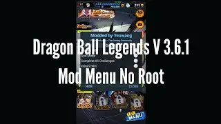 Dragon Ball Legends V. 3.6.1 Mod Menu No Root - SGM #19
