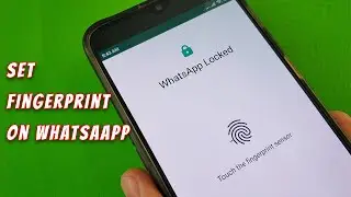 How to Set fingerprint on Whatsapp 🔒 || How to Use WHATSAPP FINGERPRINT LOCK on Android | whatsapp