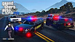GTA 5 LSPDFR SHERIFF PATROL | DRUG BUST SHOOTOUT TURNS TO HIGH SPEED PURSUIT!