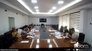 Зал персональной конференции Tashkent Pharmaceutical Institute