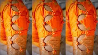 Simple Blouse Sleeves Design Cutting and Stitching / Baju ka design / Sleeves Design