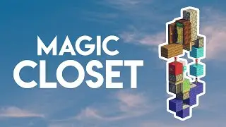 Magic Closet ✨ (Armor Swapper & Hidden Entrance) | Minecraft Java 1.15 - 1.21+ Redstone Tutorial