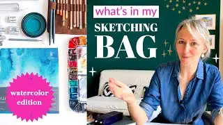 What's in my travel watercolor kit: essential tools for urban sketching