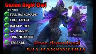 Script Skin Gusion Collector (Night Owl) Terbaru New patch | Full effect NO PASSWORD