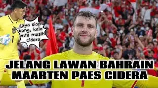 Jelang lawan bahrain Maarten Paes cidera