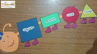 Math Shapes Activity | How To Make 2D Shapes project | TLM For Primary School | TukkuTV