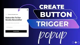 How To Create Button Trigger Popup in Free Elementor