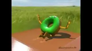 SideFX Houdini - FBX import from Blender + FLIP fluids test 2