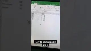 MS Excel Short Videos