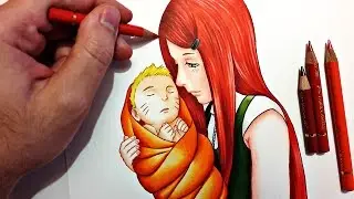 Speed Drawing Kushina Uzumaki || Naruto