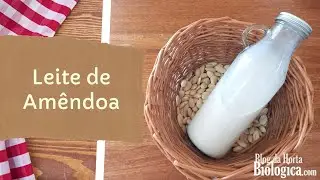 Como Fazer Leite de Amêndoa | Natural | Sem Aditivos