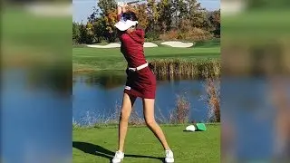 No-Voice / KLPGA Pro Seo Jae-hee beauty golfer's pretty swing !! feat.Golf goddess