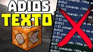 How to remove annoying TEXT from COMMAND BLOCKS in Minecraft