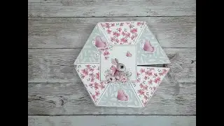 Cajita hexagonal con 6 compartimentos (colaboración @MadeByAmaranta)