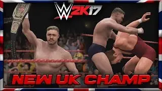 WWE 2K17 Tyler Bate WINS THE NEW UK TITLE!!!