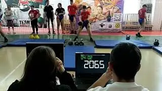 Гиревой спорт. Эстафета. Команда ДЮСШ 