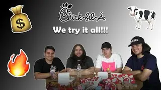 WE TRIED CHICKFILA FOR THE FIRST TIME!