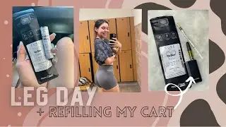 Refilling My Cartridge With A Wax Syringe | Mini Leg Day 🍯🍑