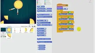 Игра Ножики на Scratch.