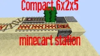 Compact minecart station (6x2x5)